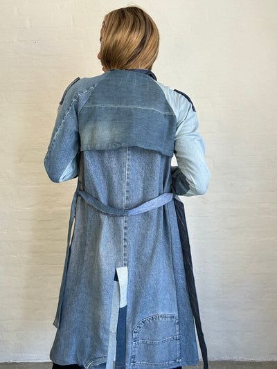 Cofur - Denim trenchcoat - Multi denim - No.5