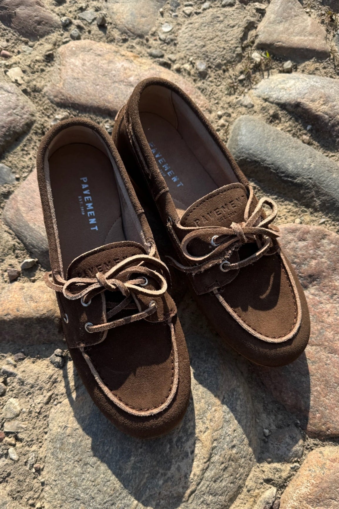 Pavement - Ballerina Loafers - Brown Suede - Marin (Preorder March/April)