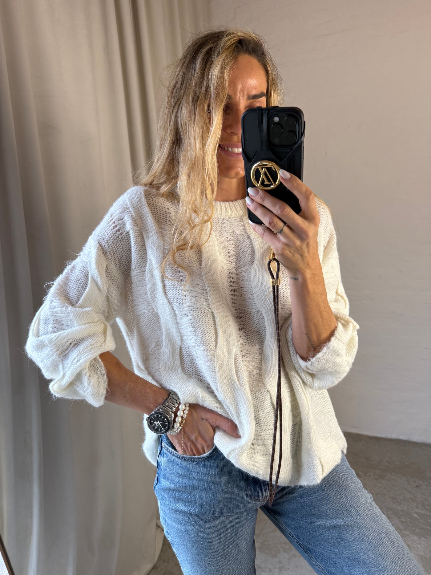 Sassy Copenhagen - Strik - Off White - Anabell