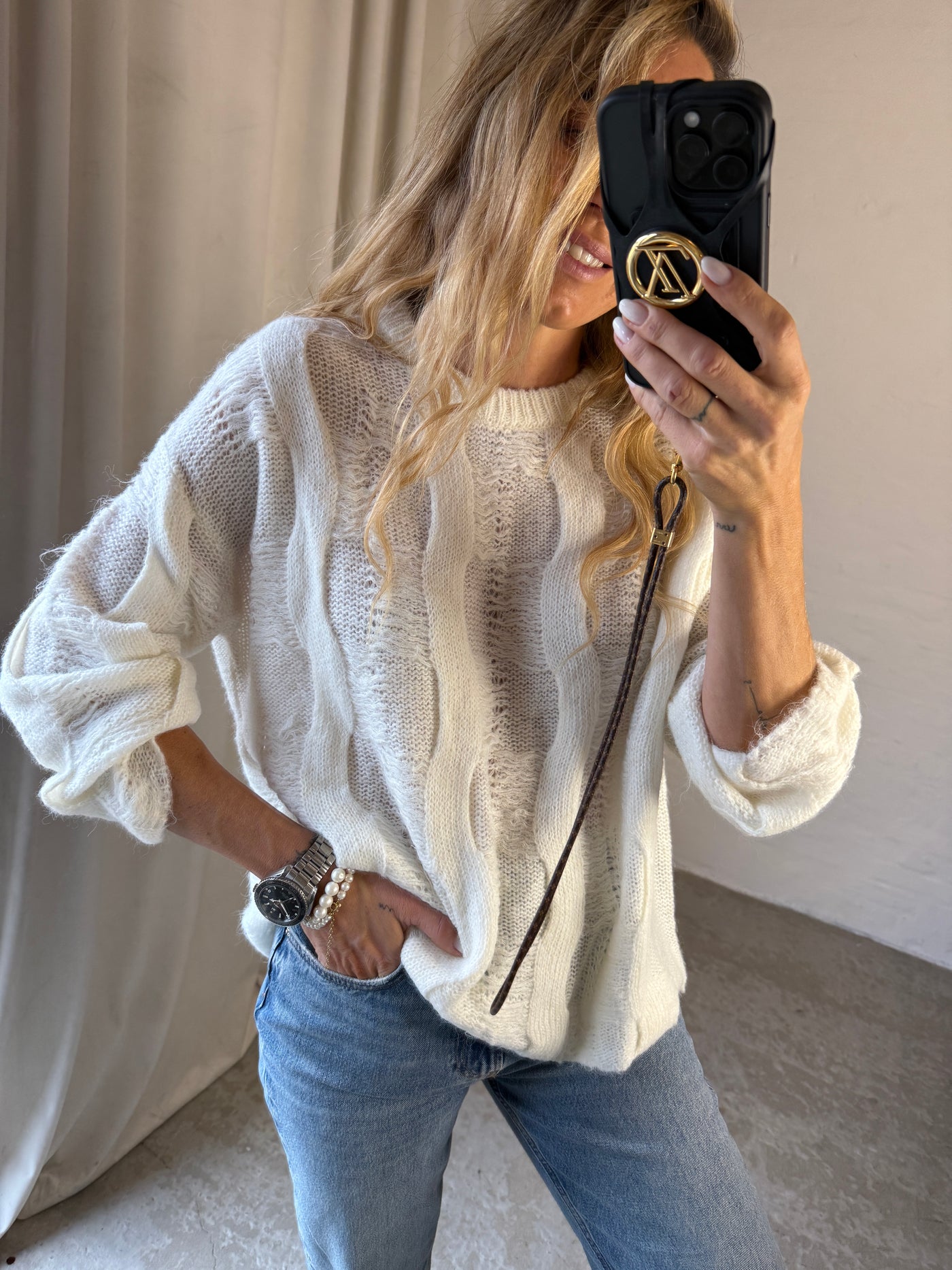 Sassy Copenhagen - Strik - Off White - Anabell