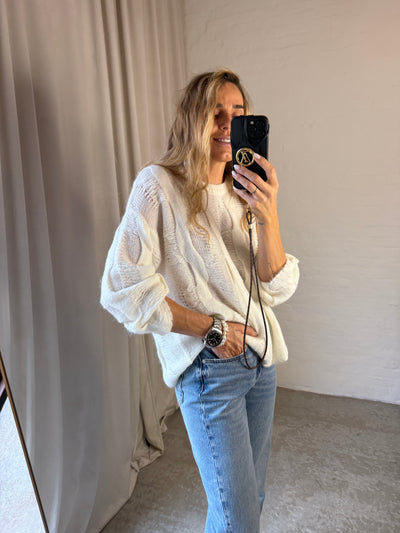 Sassy Copenhagen - Strik - Off White - Anabell