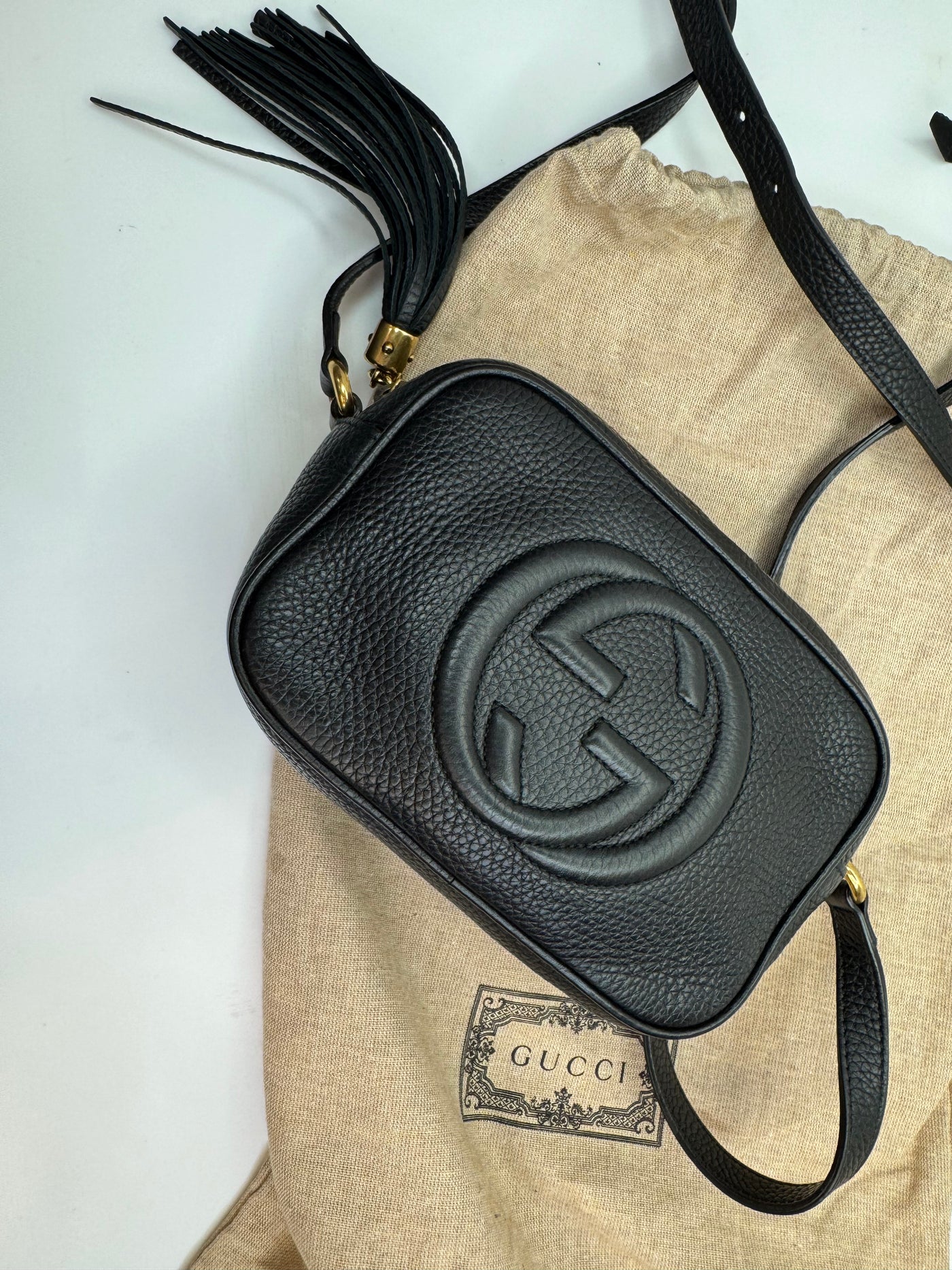 Gucci - Soho disco camera bag - Sort - Secondhand