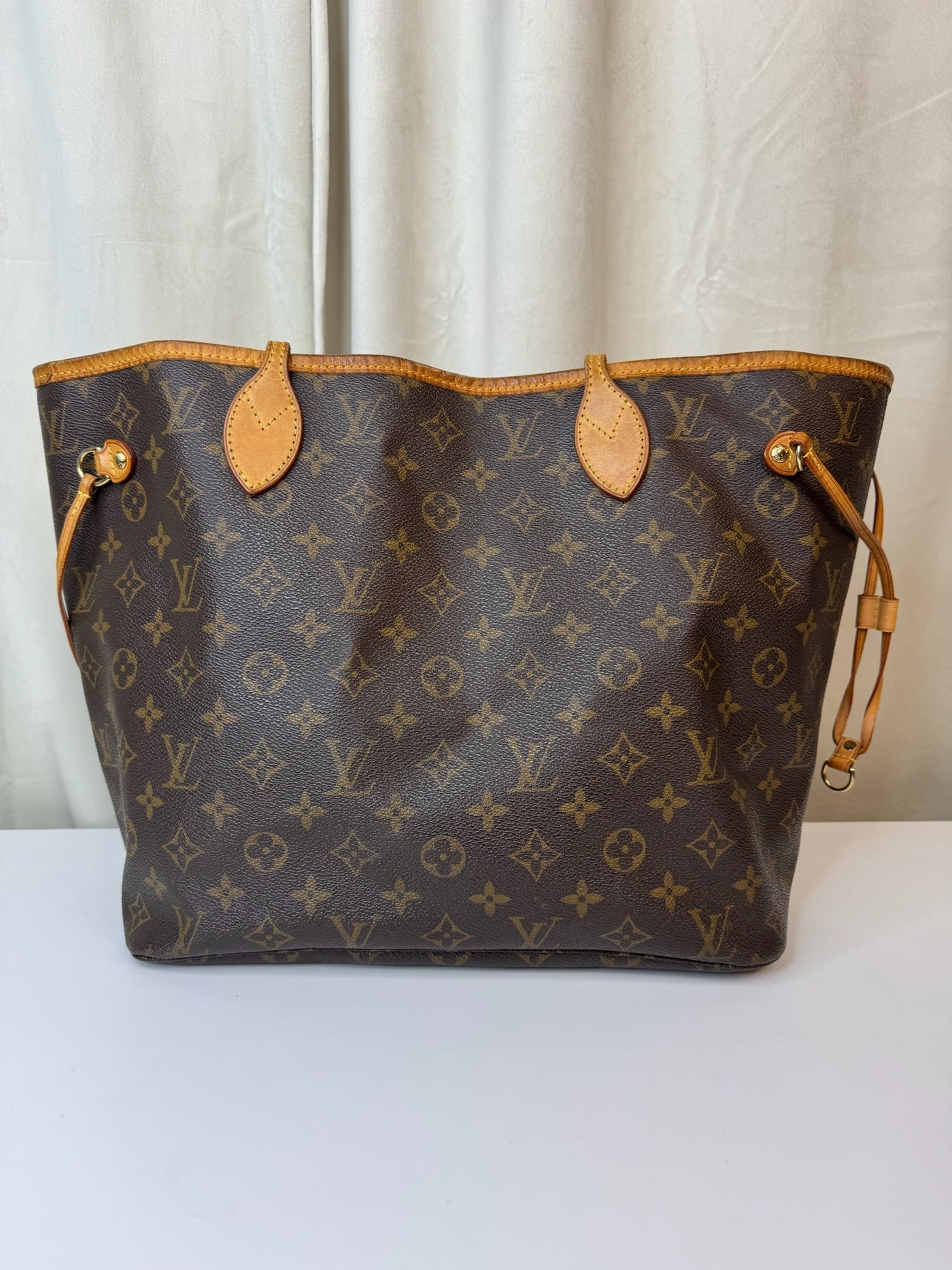 Louis Vuitton - Damier sac plat shopper bag with red front - Secondhand