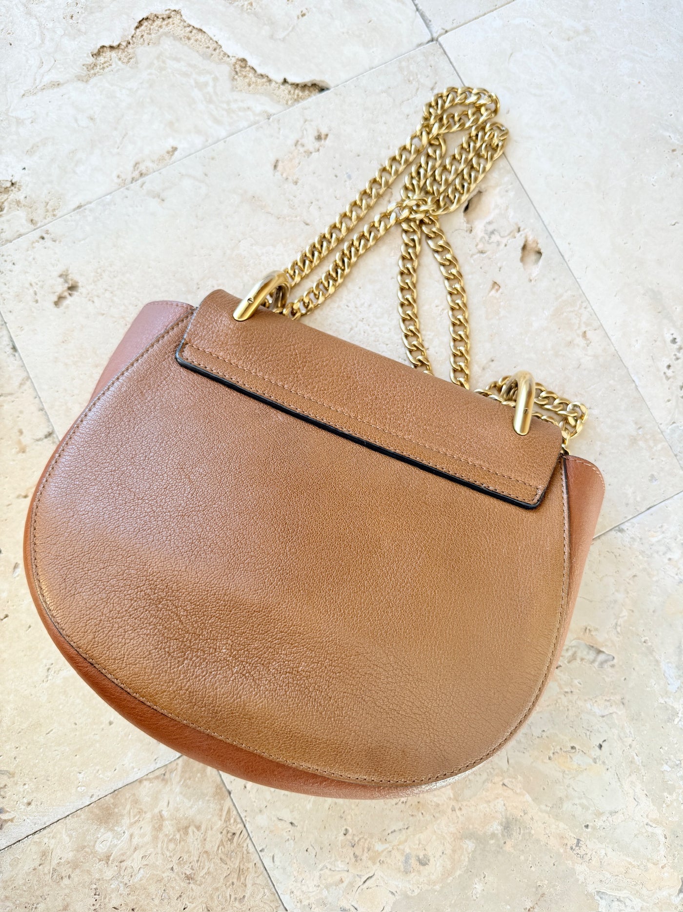Chloé - Drew Crossbody - Cognac - Secondhand