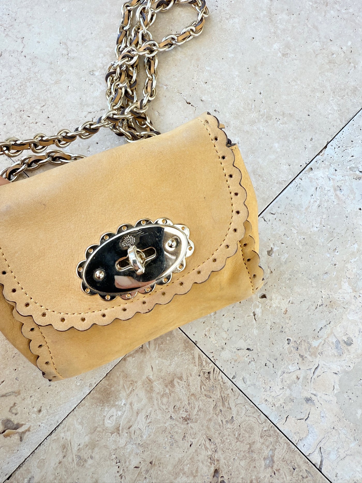 Mulberry - Mini Lily bag - Gul - Preloved