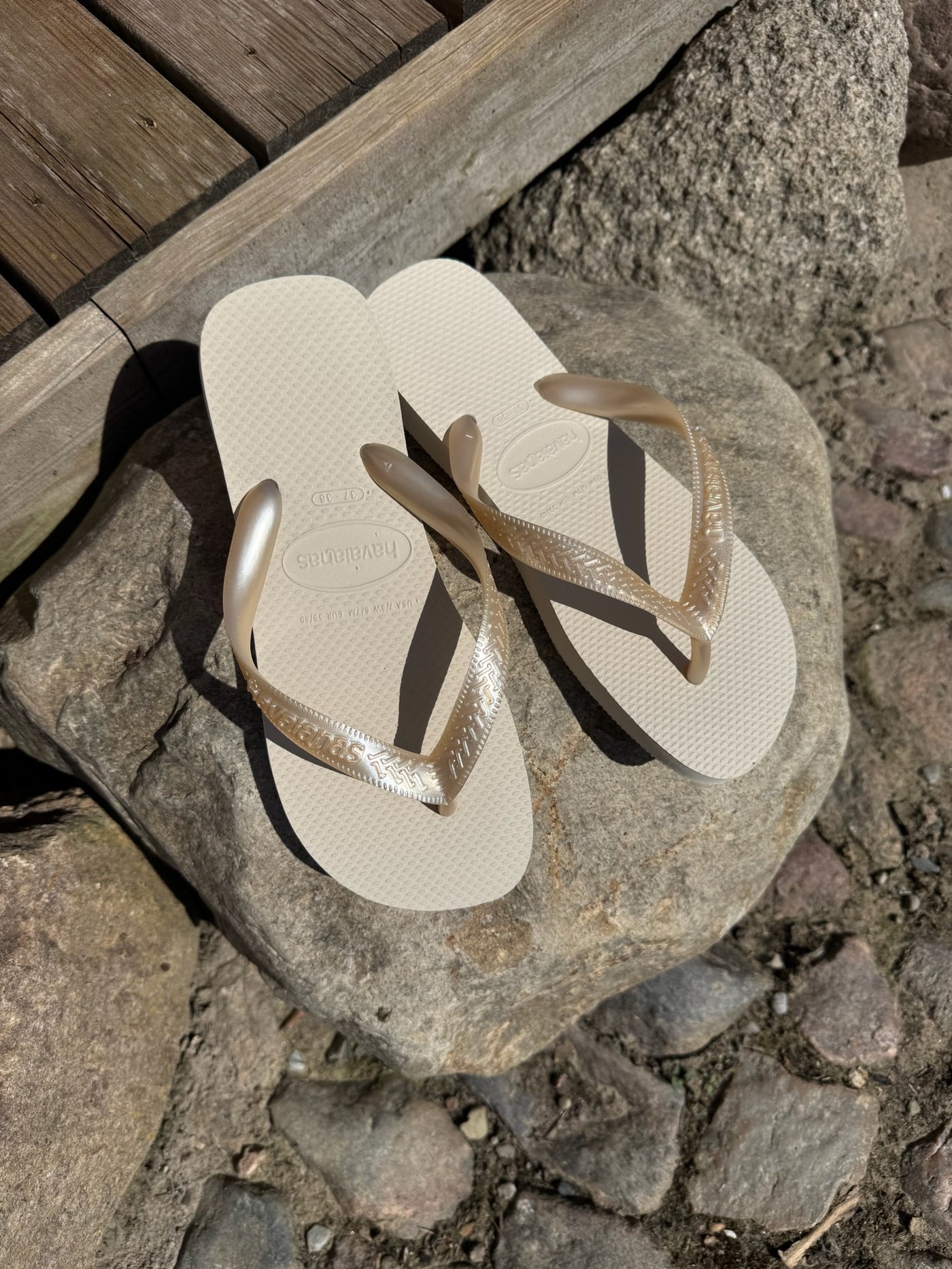 Havaianas - Flip flops - Beige Straw/Beige - Top Senses FC sss
