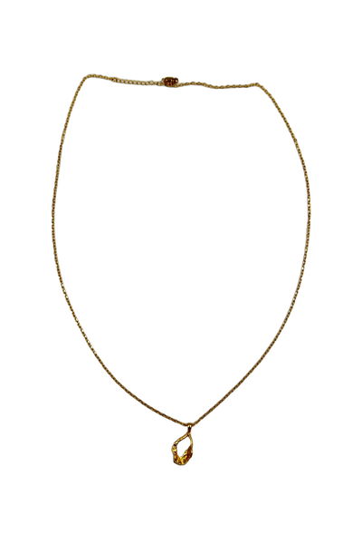 Andcopenhagen - Necklace - 18 carat gold plated copper - Mina