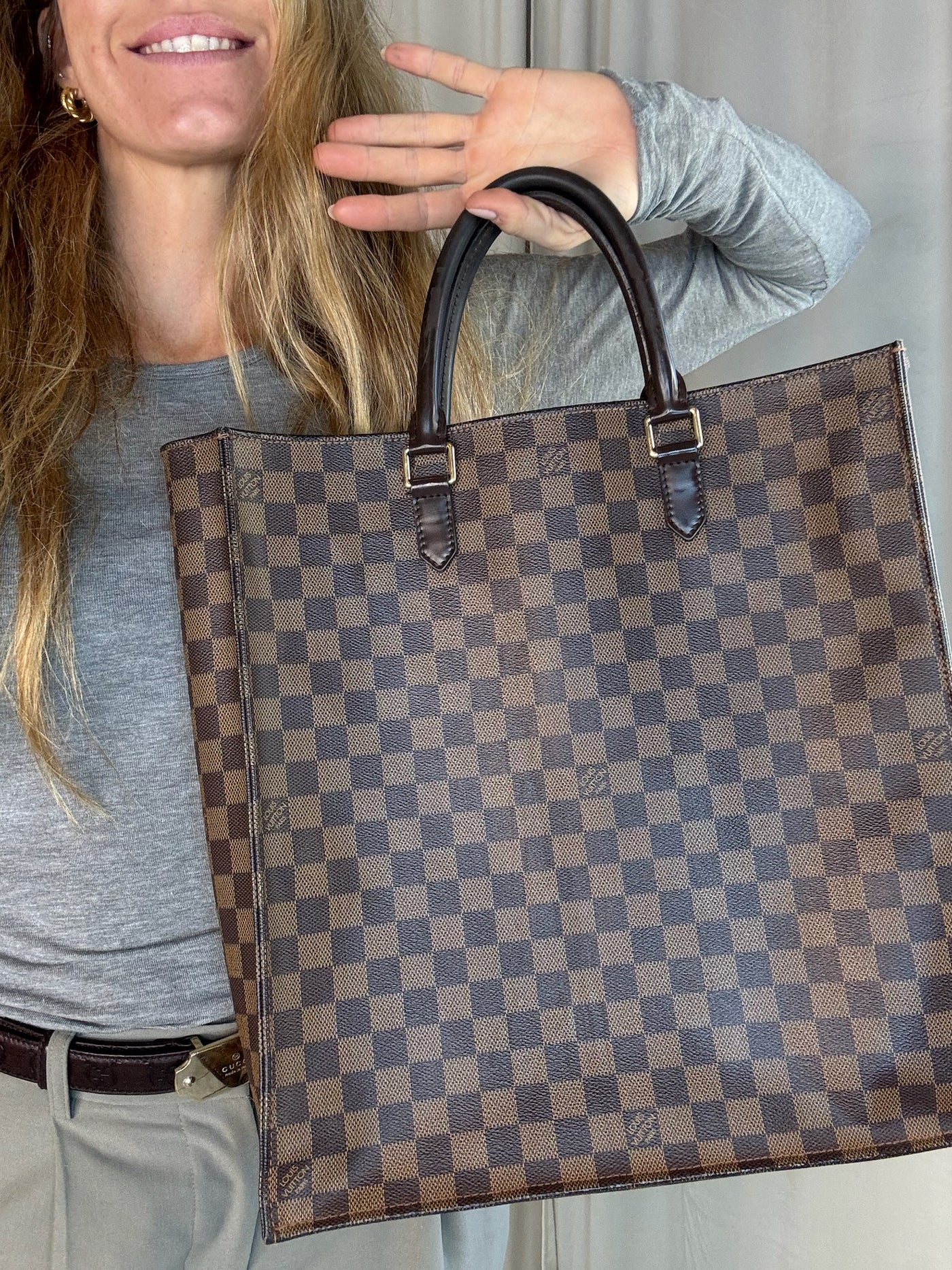 Louis Vuitton -  Sac plat tote - Skuldertaske - Secondhand