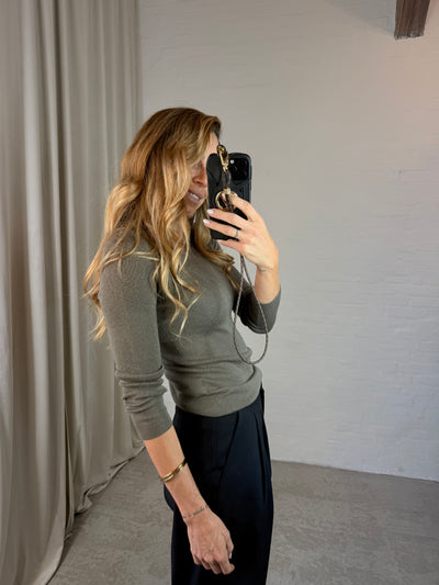 Sassy Copenhagen - Uld bluse - Brun - Manon