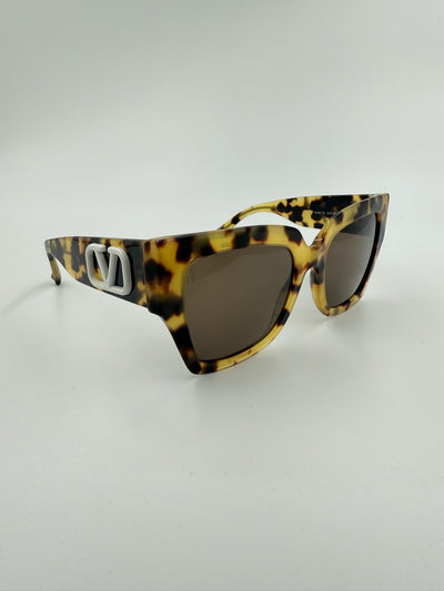 Valentino - Solbriller - Havana brown VA 4082 - Secondhand