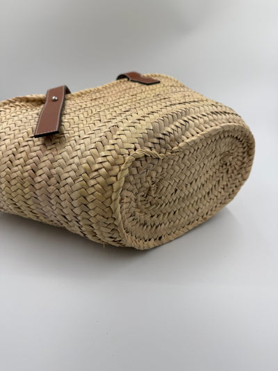 Loewe - Taske - Brown/Natural raffia - Secondhand