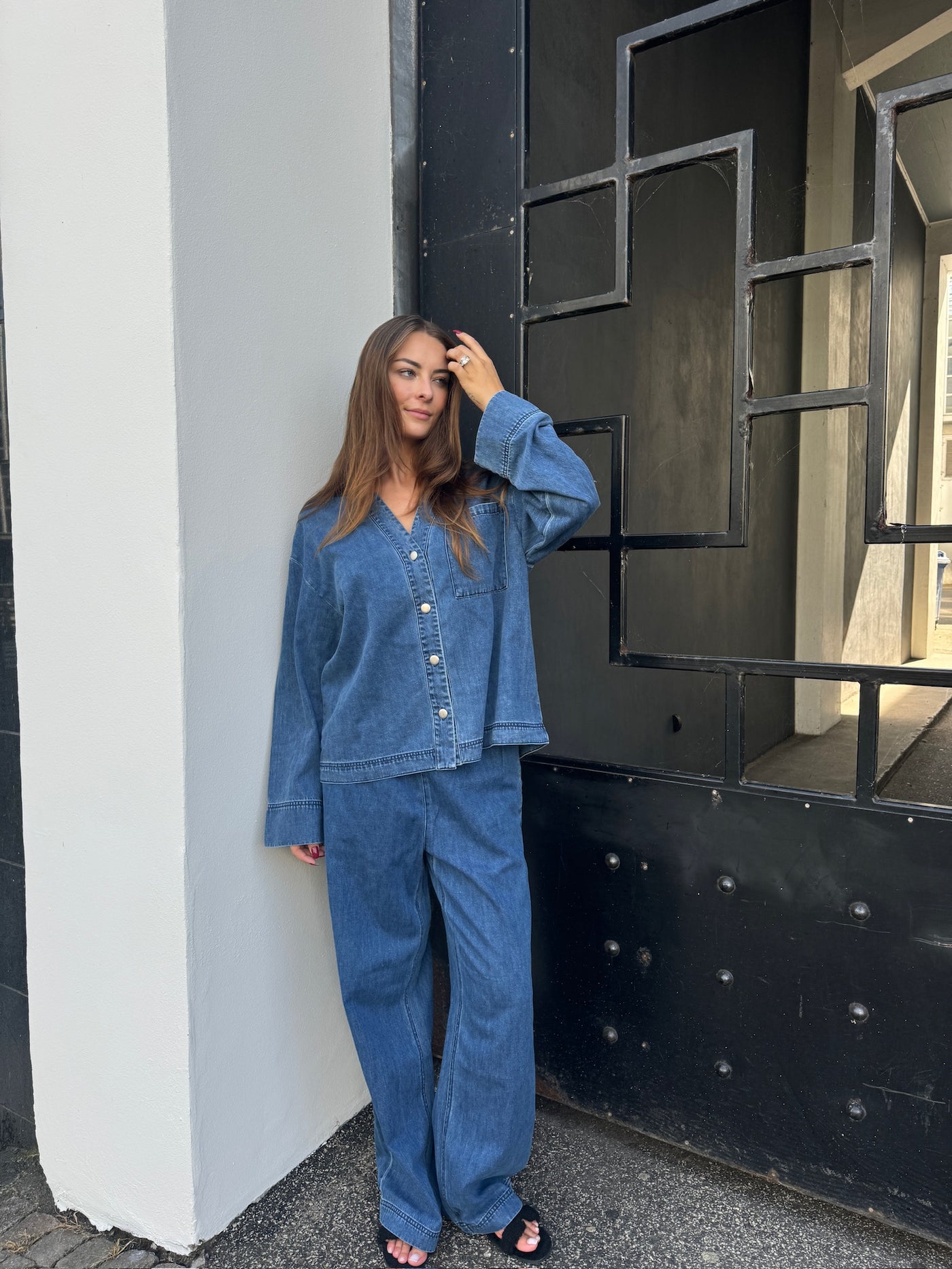 Denim jeans - Blue denim - Nira - Pieces