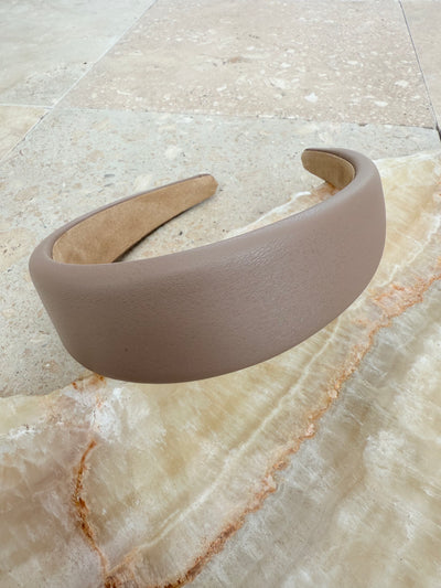 Sassy Copenhagen - Smooth Leather Hair Clips - Sikka Beige