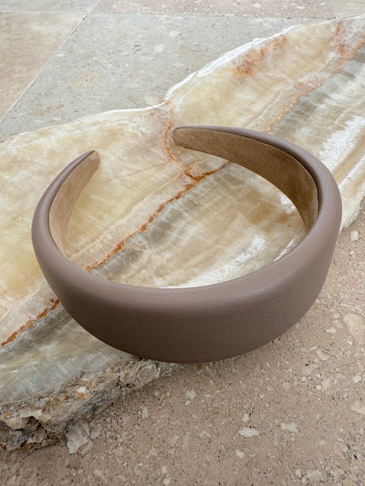 Sassy Copenhagen - Smooth Leather Hair Clips - Sikka Beige