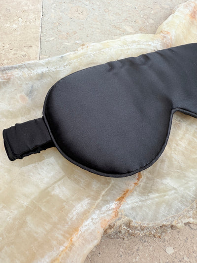 Andcopenhagen - 100% silk sleeping mask - Black