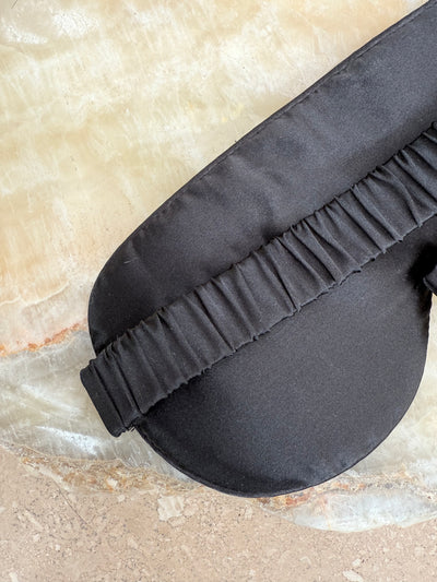 Andcopenhagen - 100% silk sleeping mask - Black