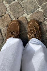 Pavement - Ballerina Loafers - Brown Suede - Marin