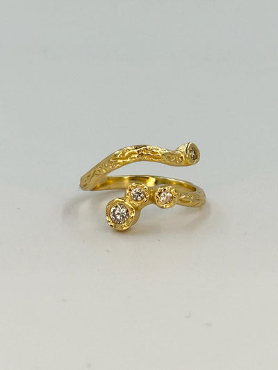 Ring - Elvira - 18 carat gold plated - Andcopenhagen