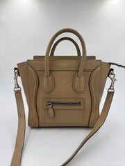 Celine - Nano Luggage taske - Dune beige - Secondhand