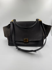Céline Trapeze – skuldertaske – sort læder taske – secondhand
