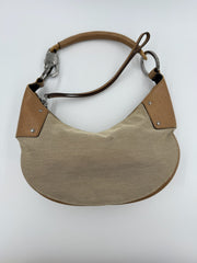 Gucci - Halfmoon Hobo - Beige Linen - Secondhand