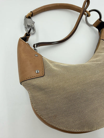Gucci - Halfmoon Hobo - Beige Linen - Secondhand