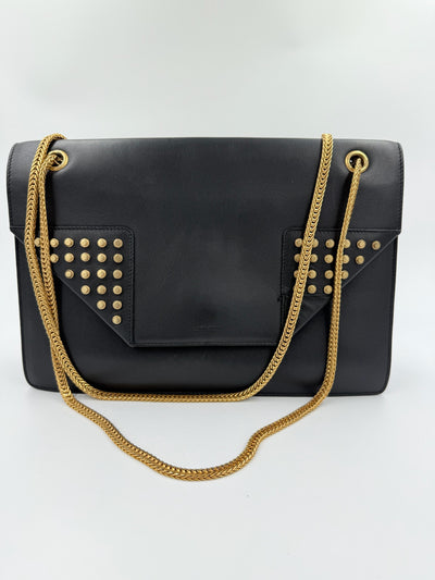 Saint Laurent - Studded Betty Bag - Black - Secondhand