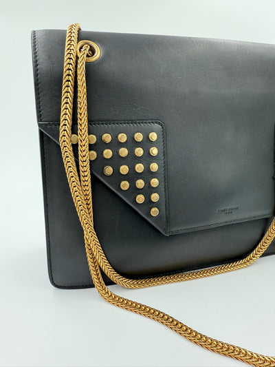 Saint Laurent - Studded Betty Bag - Black - Secondhand