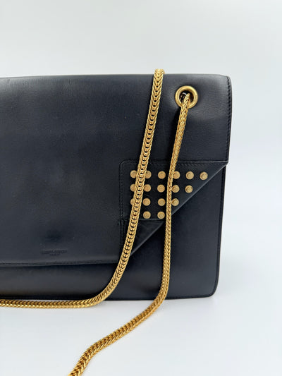 Saint Laurent - Studded Betty Bag - Black - Secondhand