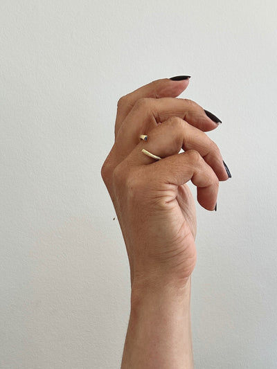 Andcopenhagen - Ring - 18 carat gold plated 925 sterling silver - Silje