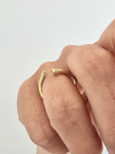 Andcopenhagen - Ring - 18 carat gold plated 925 sterling silver - Silje
