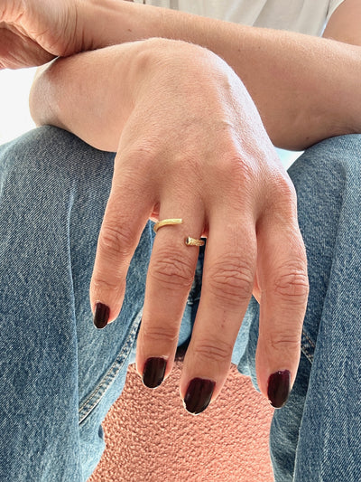 Andcopenhagen - Ring - 18 carat gold plated 925 sterling silver - Silje