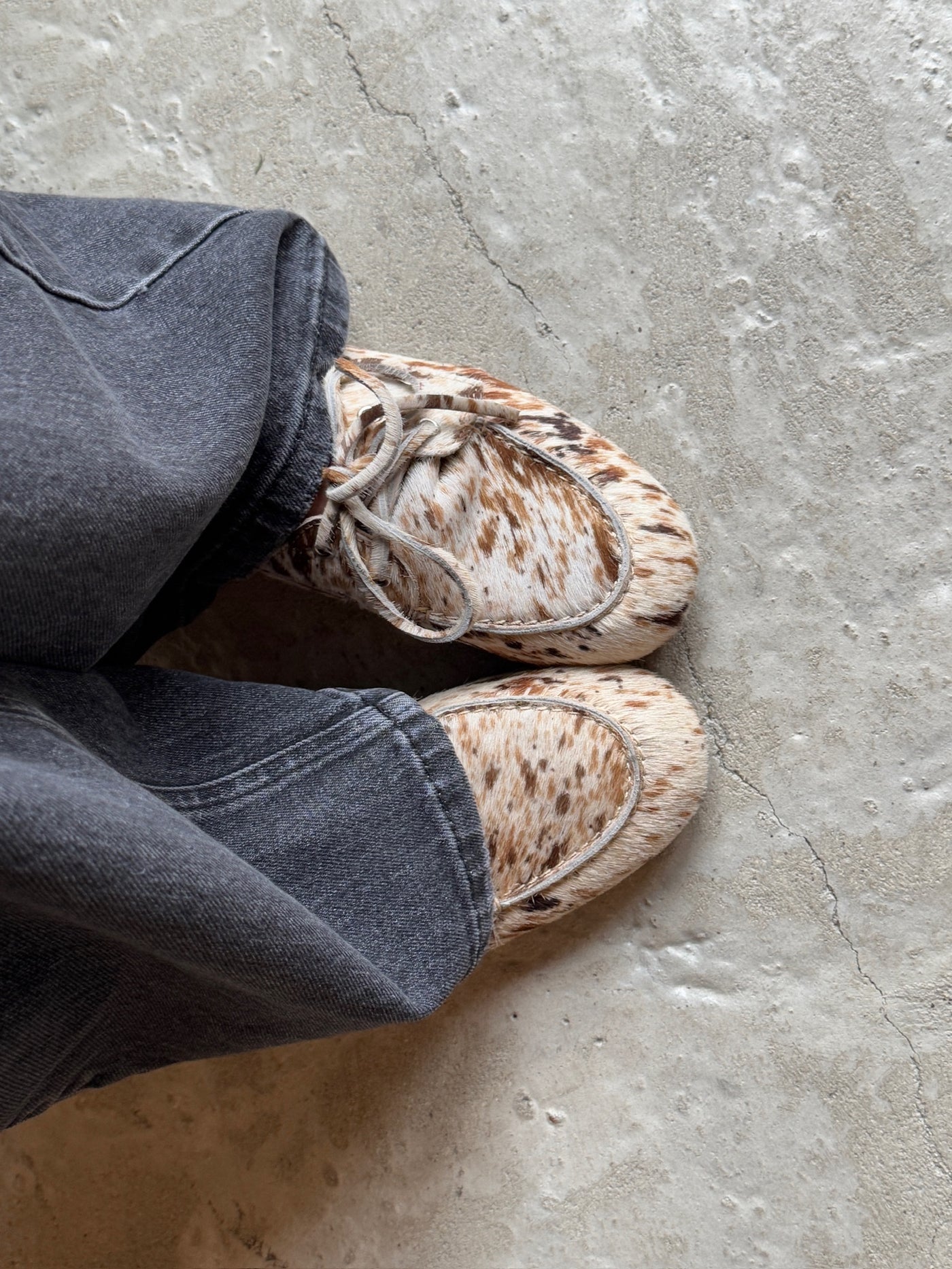 Ballerina Loafers - Taupe Suede - Marin - Pavement 