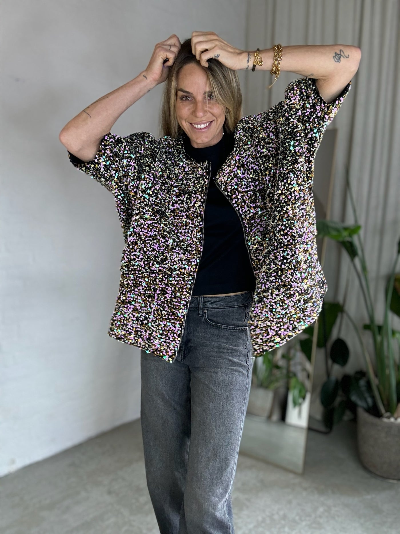 Glitter Jacket - Kaia Sequin - Female