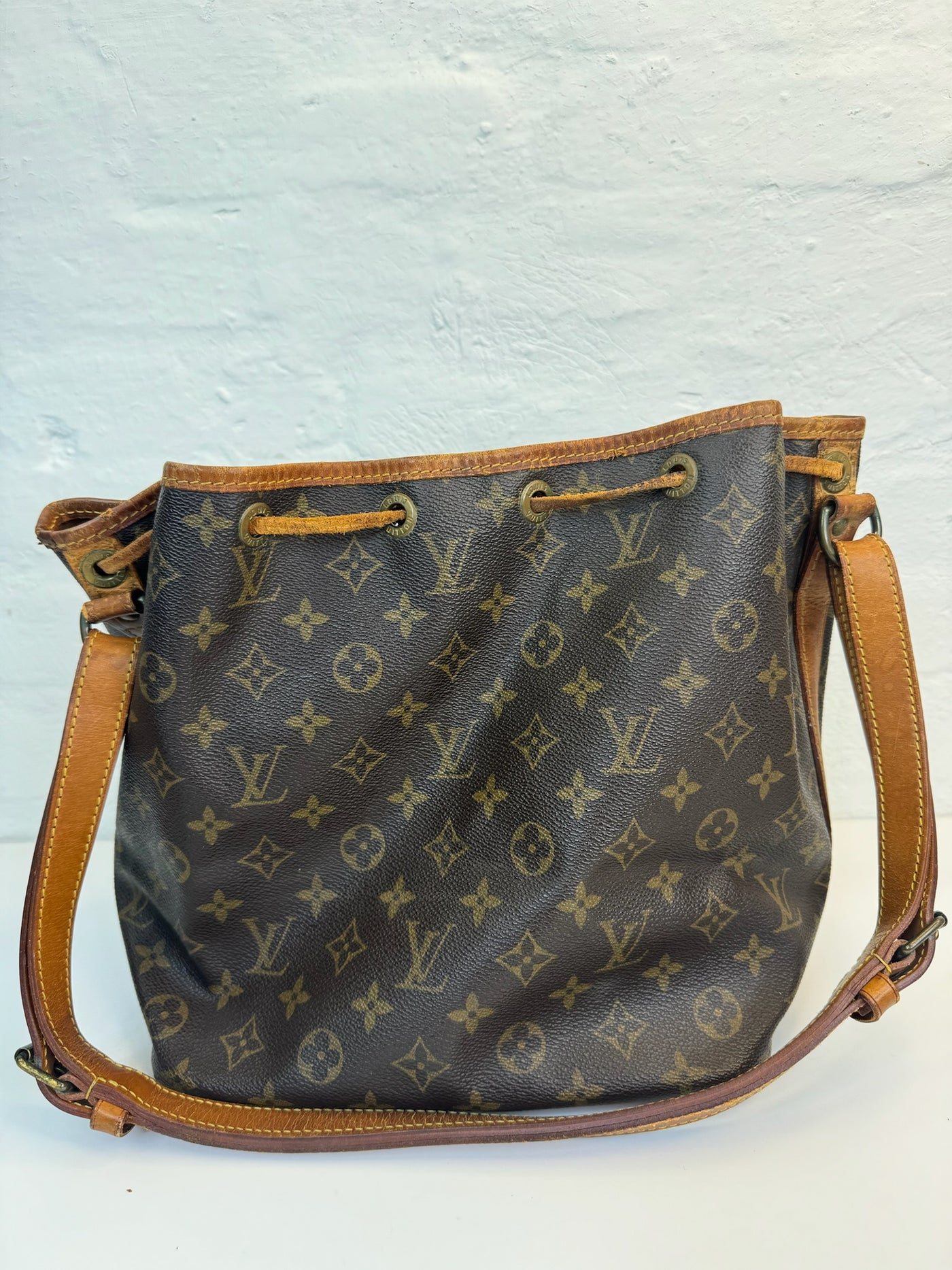 Louis Vuitton - Damier sac plat shopper bag with red front - Secondhand