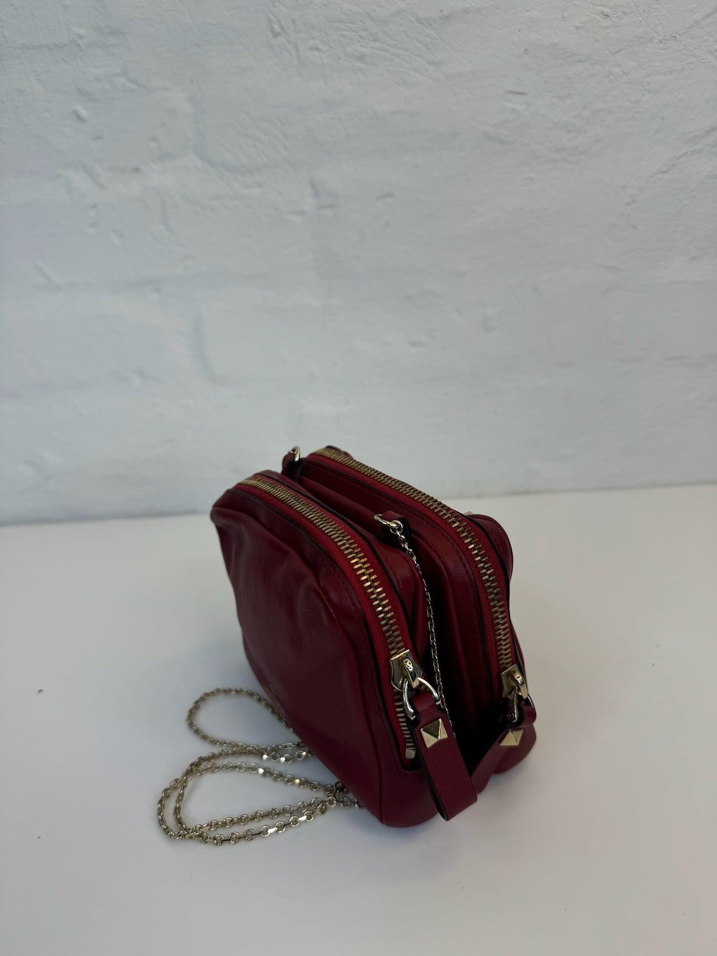 Valentino -  Garavani Rockstuds - Rød - Crossbody - Secondhand