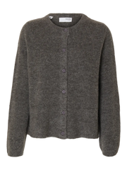 Selected Femme - Strik Cardigan - Grey Melange - Lulu