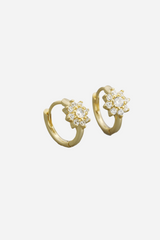 Andcopenhagen - Earrings hoops - 18 carat Gold plated 925 sterling silver - Aviaya