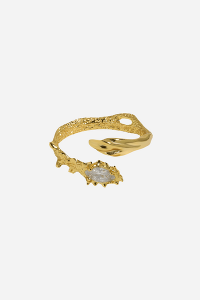 Andcopenhagen - Ring - 18 carat gold plated 925 sterling silver - Elara