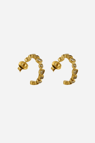 Andcopenhagen - Earrings - 18 carat gold plated 925 sterling silver - Angie