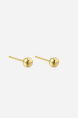 Andcopenhagen - Øreringe studs - 18 karat guldbelagt 925 sterlingsølv - Lille rock