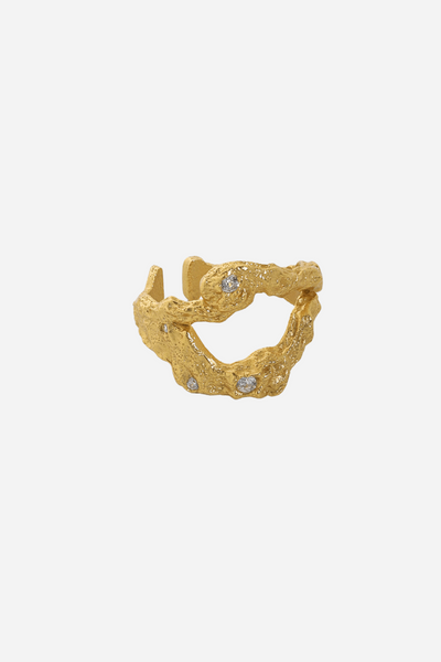 Andcopenhagen - Ring - 18 carat gold plated 925 sterling silver - Jacque