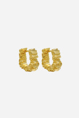 Andcopenhagen Jewelry - Earrings - 18 carat gold-plated 925 Sterling silver - Eva