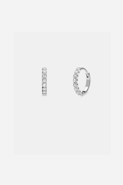 Andcopenhagen - Earrings hoops - 925 sterling silver - Shiny hoops