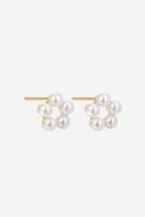 Andcopenhagen - Earring studs - 18 carat gold plated 925 sterling silver - Phine