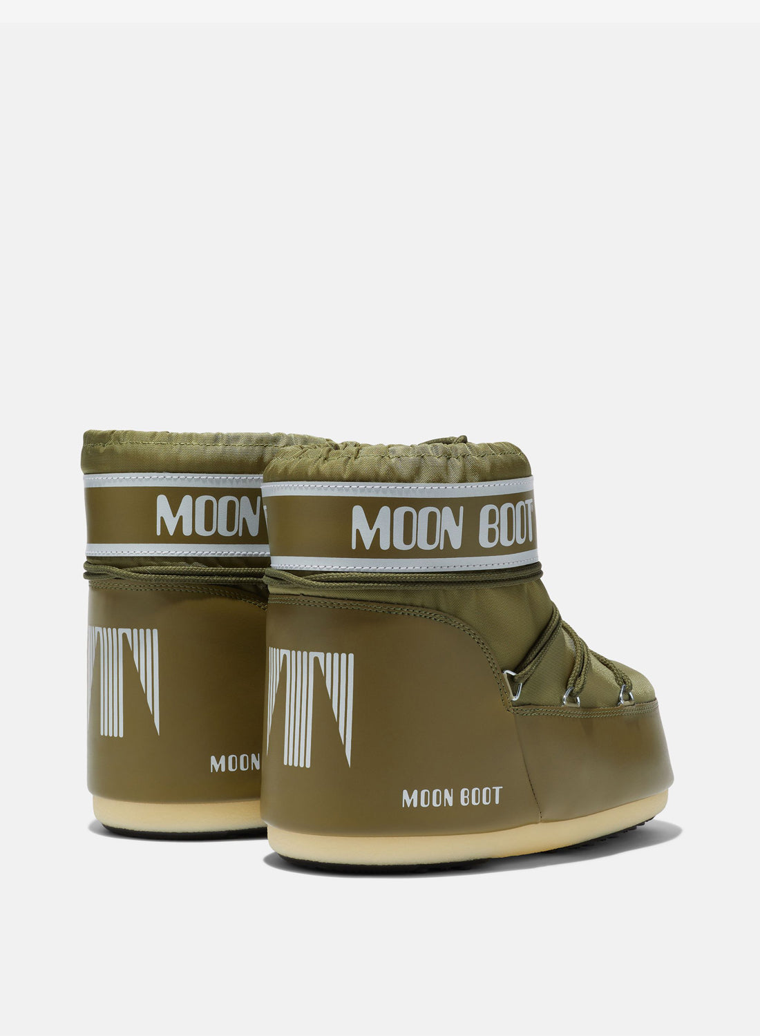 Moon Boot Icon Low Nylon Khaki (Bemærk preorder lev uge 5/6)