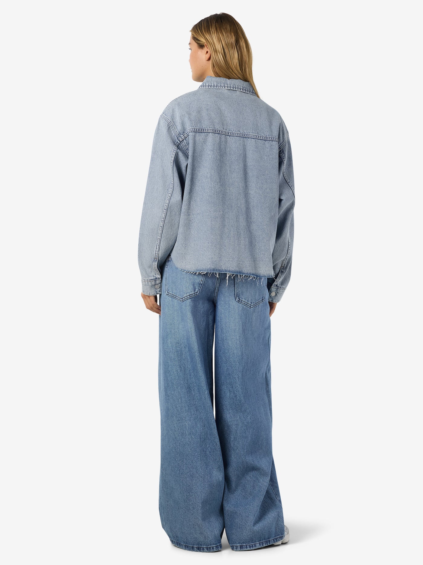 Noisy May - Jakke - Light blue - Alva Denim Shacket