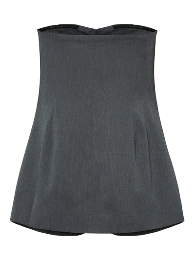 Pieces - Tube top - Gray melange - Odette