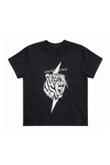 Anine Bing - T-shirt - Vintage Black - Wagner Tee Tiger