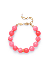 Anni Lu - Armbånd - Pink - Ball bracelet bubblegum